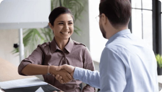 Travel consultant at work